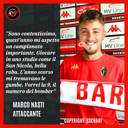 Nasti, parole da bomber: la foto-intervista