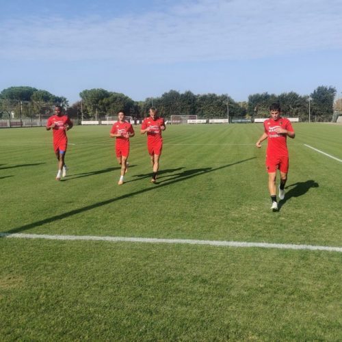 L’allenamento: oggi la ripresa. Domani rifinitura e partenza