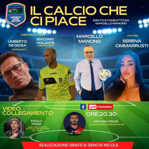 <i>Il Calcio che ci piace</i>: il programma della terza puntata