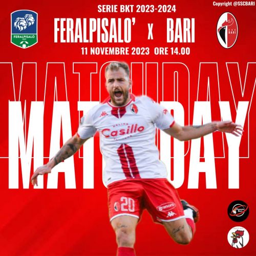 Pari pirotecnico con la Feralpisalò: Bari avanti 2-0 (Nasti-Sibilli), poi rimontato. Decisivo il gol di Achik per il 3-3 finale