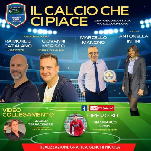 <i>Il Calcio che ci piace</i>: il programma della settima puntata
