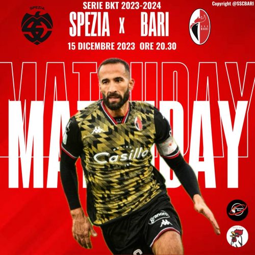 Il Bari cade a La Spezia. Decisivo il gol di Verde