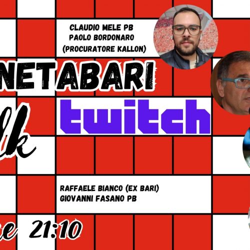 PianetaBari Talk: appuntamento alle 21:10 su Twitch. Ospite l’agente di Kallon