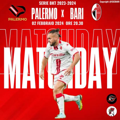 Palermo-Bari, le ufficiali: Ricci e Sibilli in tribuna, dentro Menez e Pucino. Avanti Puscas, torna Acampora
