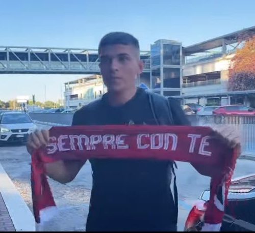 Le prime parole di Favasuli: “Sono felicissimo. Non vedo l’ora di essere allo stadio”