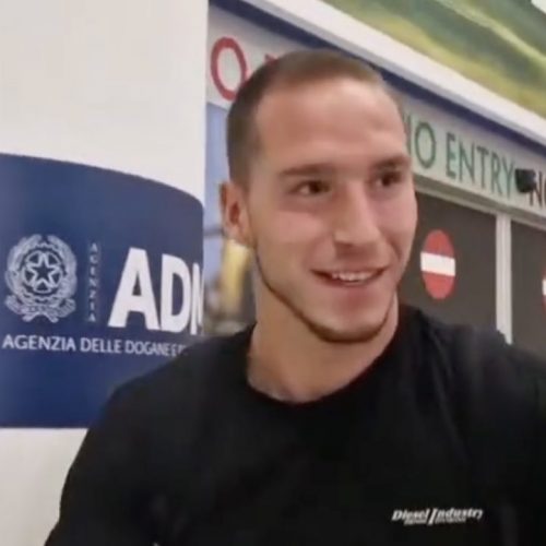 Le prime parole di Radunovic: “Sono contento”. VIDEO