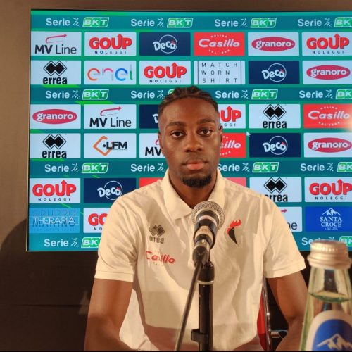 Obaretin: “Mi ispiro a Sergio Ramos. Bari grandissima opportunità, Di Cesare mi consiglia”