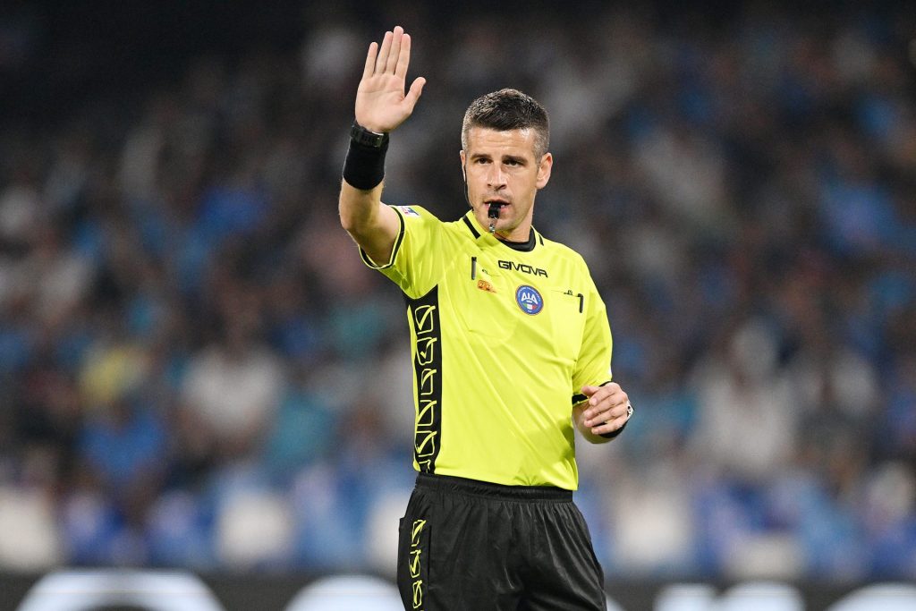 Giua arbitri Brescia-Bari