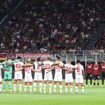 Milan Bari minuto di silenzio
