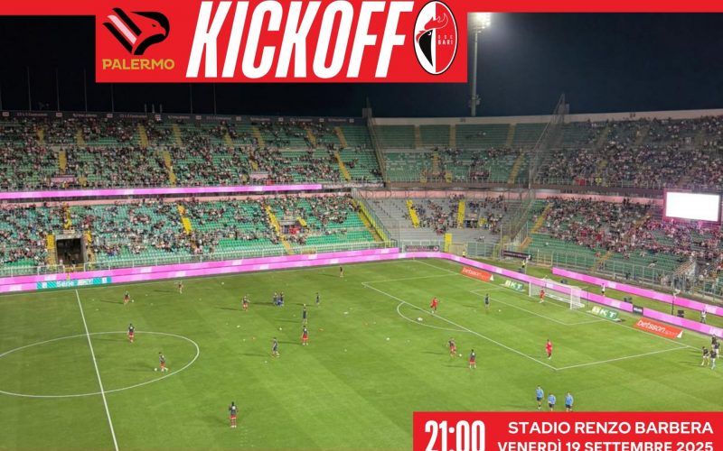 diretta Palermo Bari