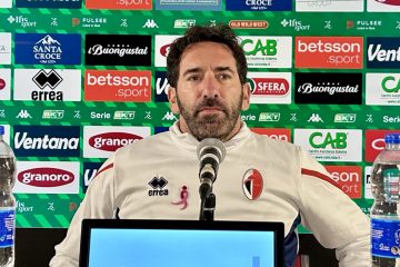 Caserta: “Problemi per Verreth, valuterò se portarlo. Per Nikolaou niente di grave. Partipilo? Errore mio farlo giocare subito”