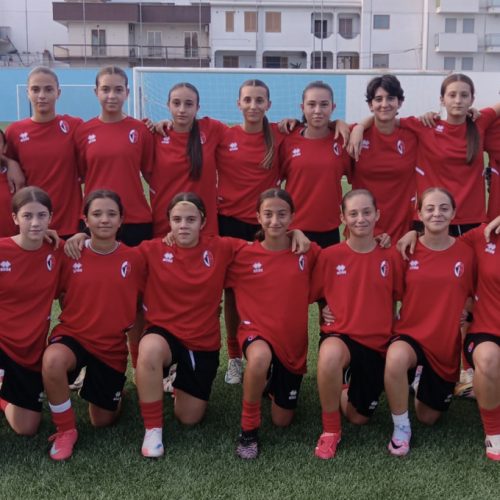 Bari, partenza ottima per l’Under 15 femminile. 14 reti al Triggiano