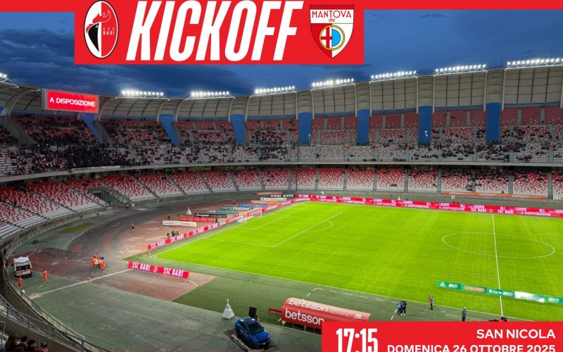 diretta bari mantova