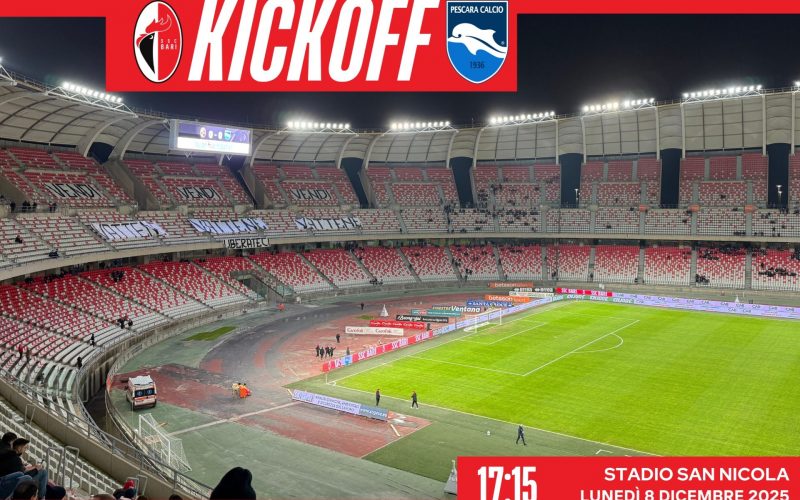 diretta bari pescara