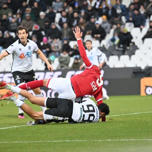 Il Bari vince, ma manca (di nuovo) un rigore. Calvarese: “Frabotta va giù a terra e tira Gytkjær”