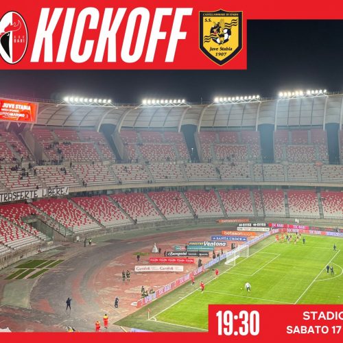 LIVE – La diretta minuto per minuto di Bari-Juve Stabia 0-1 (37′ Candellone)