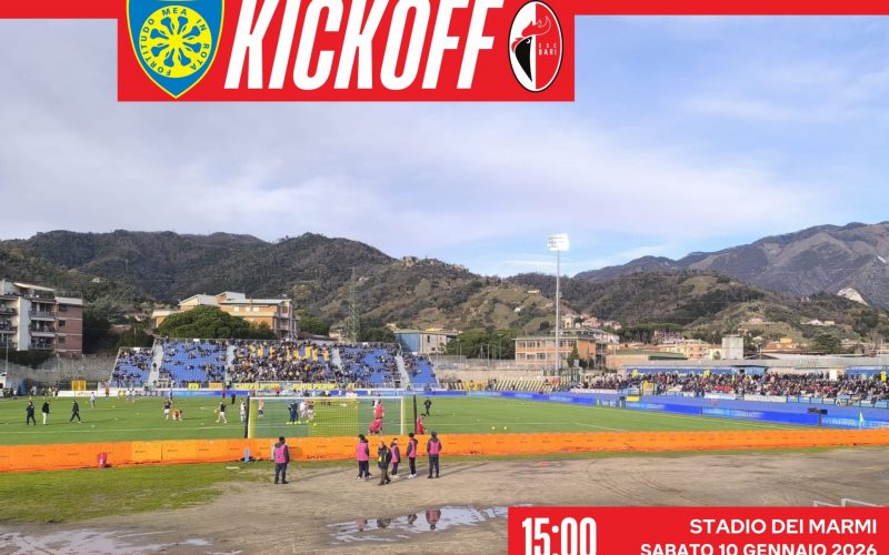 diretta carrarese bari