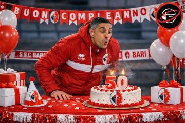 Bari, cifra tonda per Longo. Il tecnico spegne 50 candeline