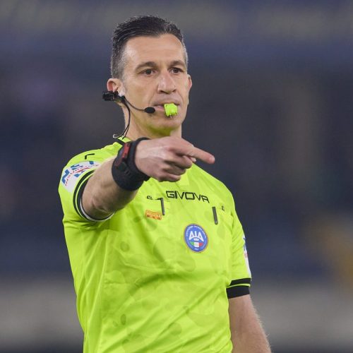 Bari-Spezia a Doveri, al VAR Maggioni. È il miglior arbitro d’Italia