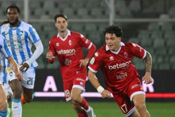 Bari, scatta il ritiro. Stamane allenamento al San Nicola, a breve la partenza per Matera