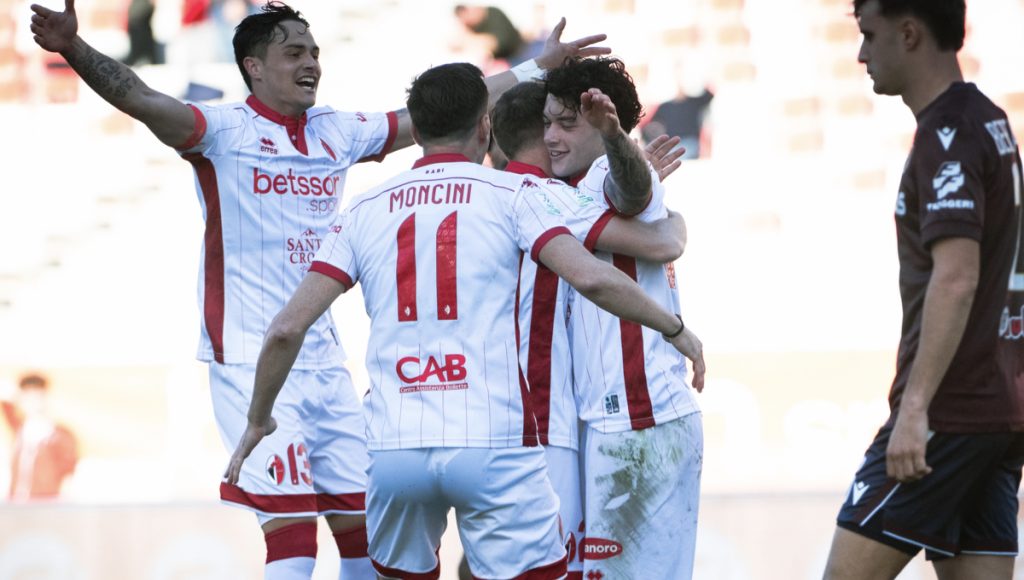 Bari esultanza Serie B