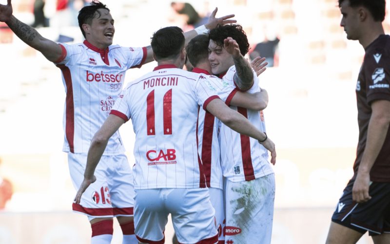 Bari esultanza Serie B