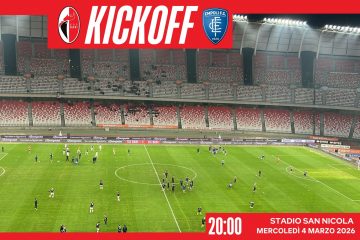 LIVE – La diretta minuto per minuto di Bari-Empoli
