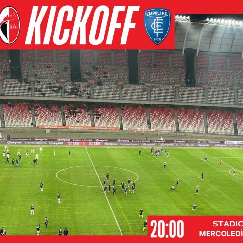 LIVE – La diretta minuto per minuto di Bari-Empoli 2-1 (42′ Rao, 46′ Shpendi, 72′ Maggiore)