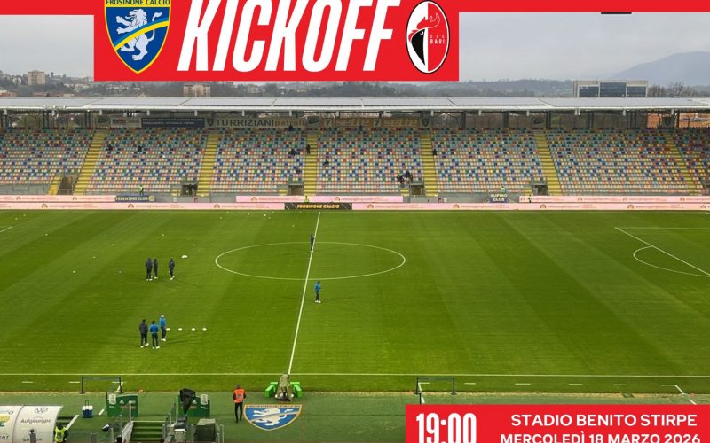 diretta frosinone bari