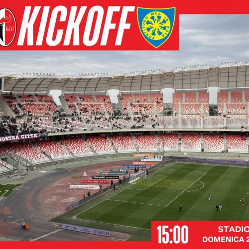 LIVE – La diretta minuto per minuto di Bari-Carrarese 0-3 (47′ Rouhi, 72′ Abiuso, 81′ Bouah)