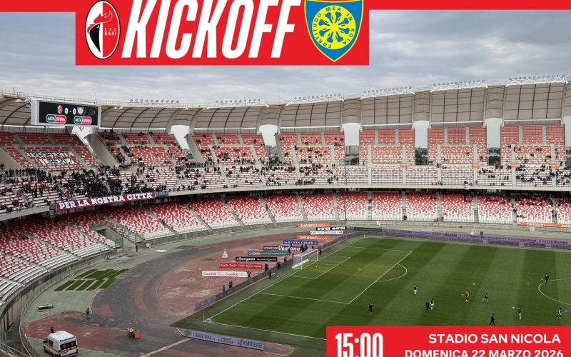 diretta bari carrarese