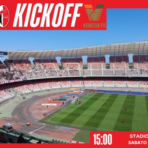 LIVE – La diretta minuto per minuto di Bari-Venezia 0-3 (19′, 46′ Haps, 52′ Adorante)