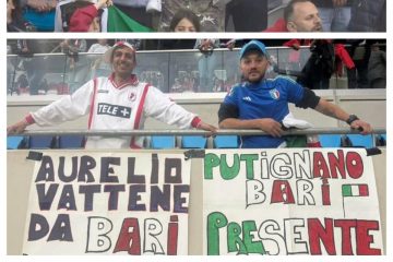 Bari, continua la protesta: striscioni contro i De Laurentiis anche durante Lussemburgo-Italia
