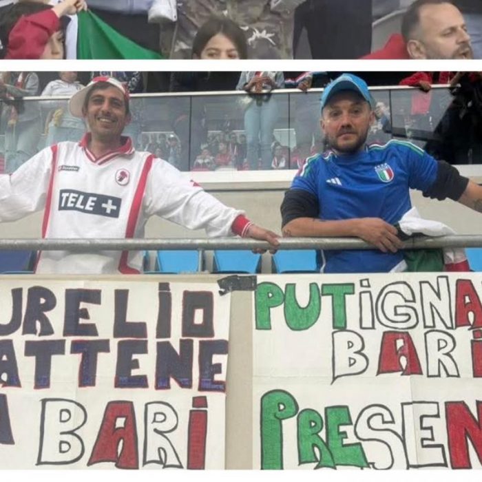 Bari, continua la protesta: striscioni contro i De Laurentiis anche durante Lussemburgo-Italia