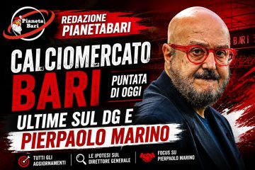 Bari, le ultime sul dg e Pierpaolo Marino: GUARDA la nuova puntata su YouTube