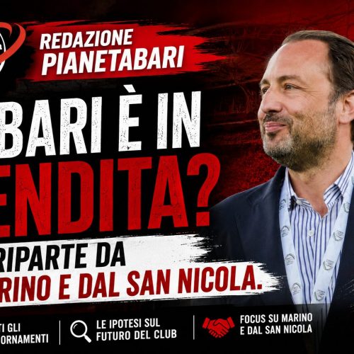 Bari, le ultime sul futuro societario e la lettera di De Laurentiis: GUARDA la nuova puntata su YouTube