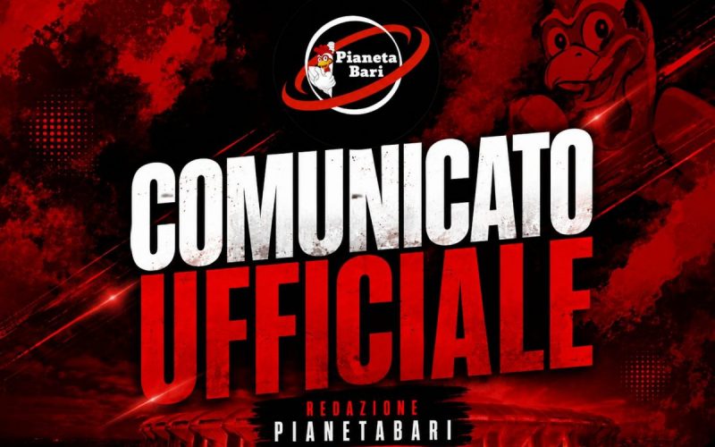 comunicato ufficiale pianetabari