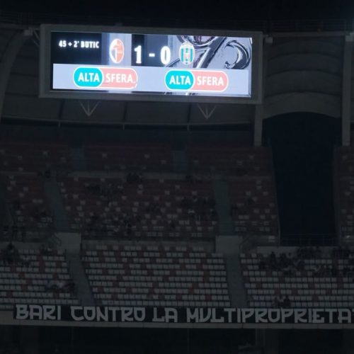 San Nicola deserto, meno di 4.000 tifosi per l’esordio del Bari. Peggio solo con Andria e Bitonto