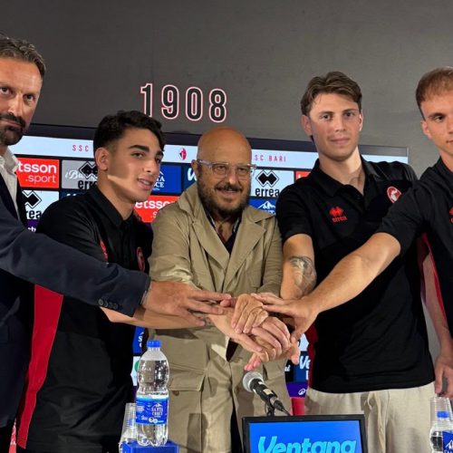Esposito: “Vengo dal nulla e ho cazzimma”. Elia e Cocetta: “Bari è Bari, opportunità enorme”