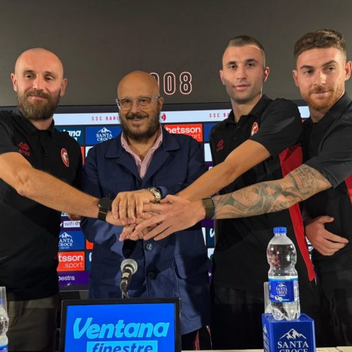 Grgic: “Bari il passo giusto, sono pronto per essere leader”. Celli e Tribuzzi: “Obiettivo promozione”