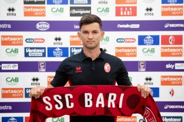UFFICIALE – Matteo Anzolin è un nuovo terzino del Bari. Firma un annuale con opzione