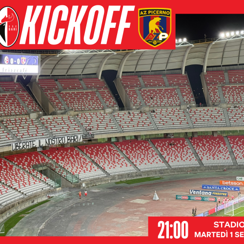 LIVE – La diretta minuto per minuto di Bari-Picerno 5-4