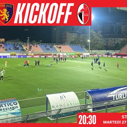 LIVE – La diretta minuto per minuto di Potenza-Bari 2-1