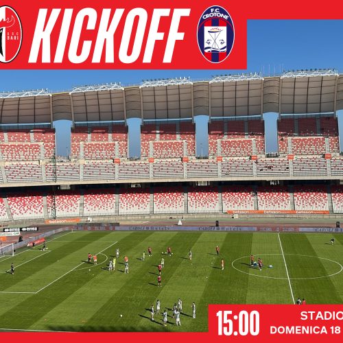 LIVE – La diretta minuto per minuto di Bari-Crotone 0-0